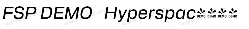 FSP DEMO   Hyperspac字体转换